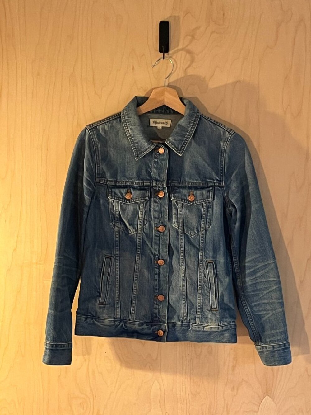 Madewell Denim Jean Jacket Medium Pinter Wash Size Medium W's